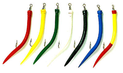 Gummimakk 8/0 Sølvkroken