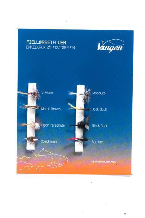 Fluesett Vangen Tørrfluer