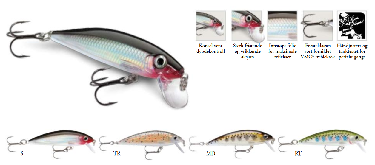 Rapala X-rap Countdown 7cm