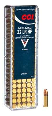 CCI ammo 22.LR Mini Mag