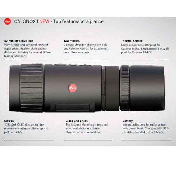 Leica CALONOX View - Mono "Spotter" 15 x 30