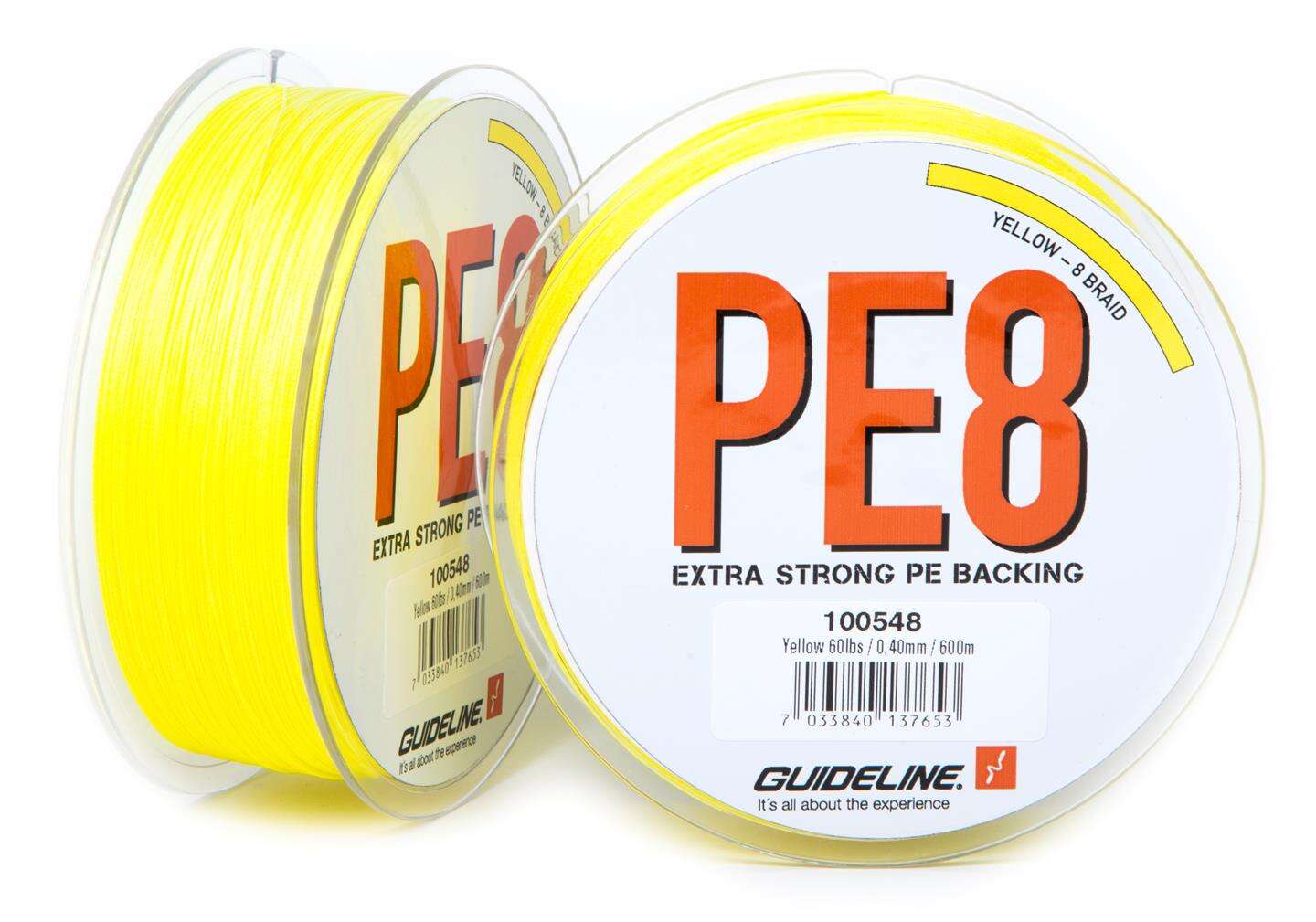 Guideline PE Backing Yellow 60 lbs - 300 meter
