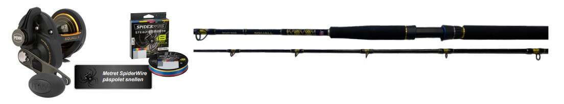 PENN Squall Boat Kombinasjon 30lb