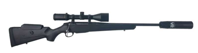 Tikka T3x adj. med Scandium MC 2,5-10x50 og A-Tec V2