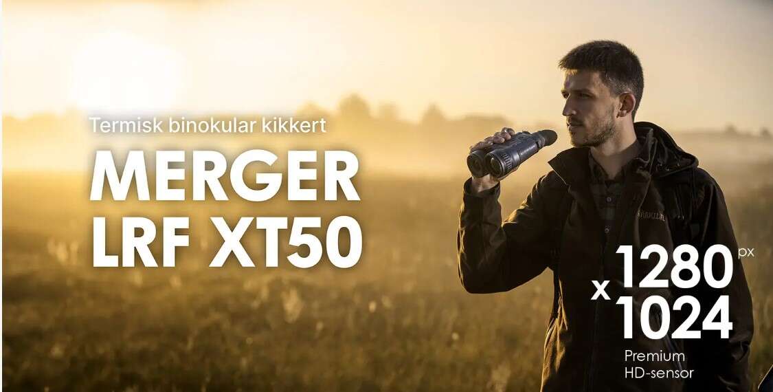 PULSAR MERGER LRF XT50 TERMISK BINOKULAR KIKKERT