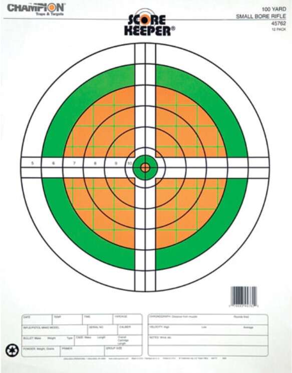 Champion innskytningsskive 12-pack