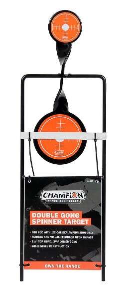Selanviser 22LR double gong target steel