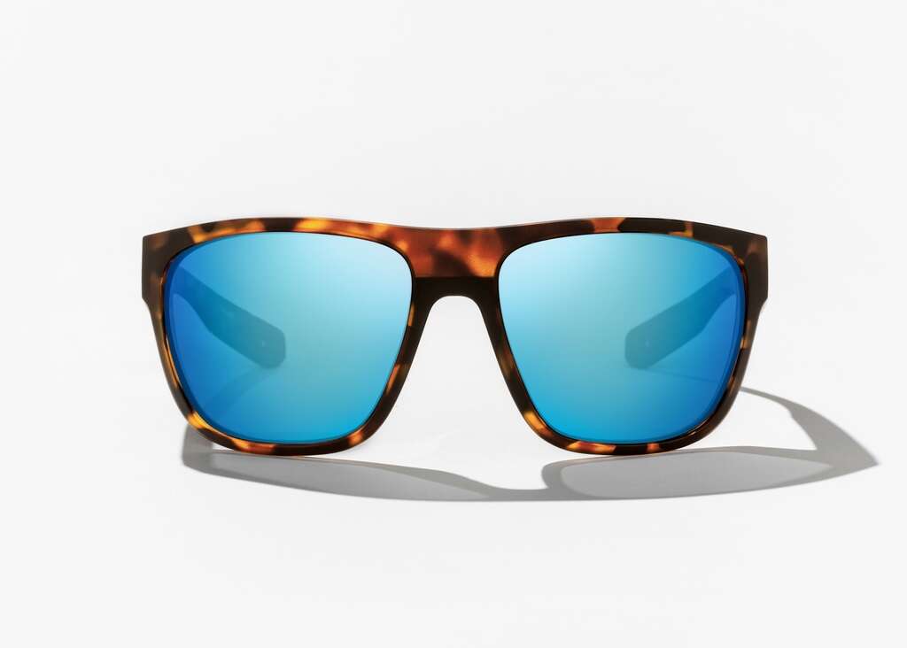 Bajio Las Rocas Brown Tort Matte Silver Mirror Glass