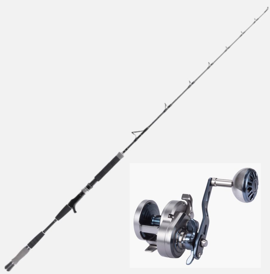 Havfiske combo Prey Jig Stick V2 5,3 fot 700gr m/Prey Winder Star 10